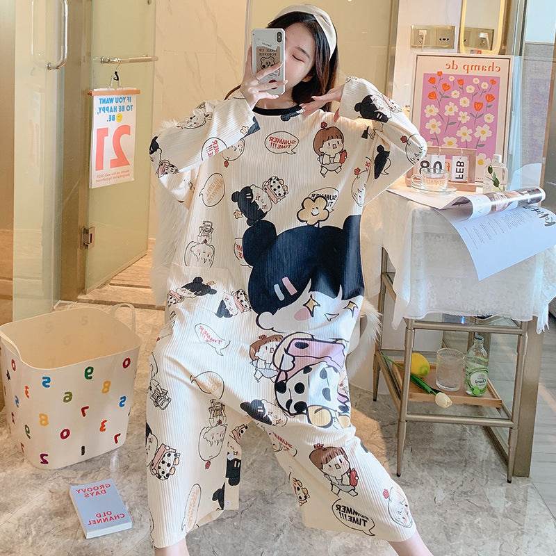 New Long-sleeved One-piece Pajamas For Women EX-STOCK Canada