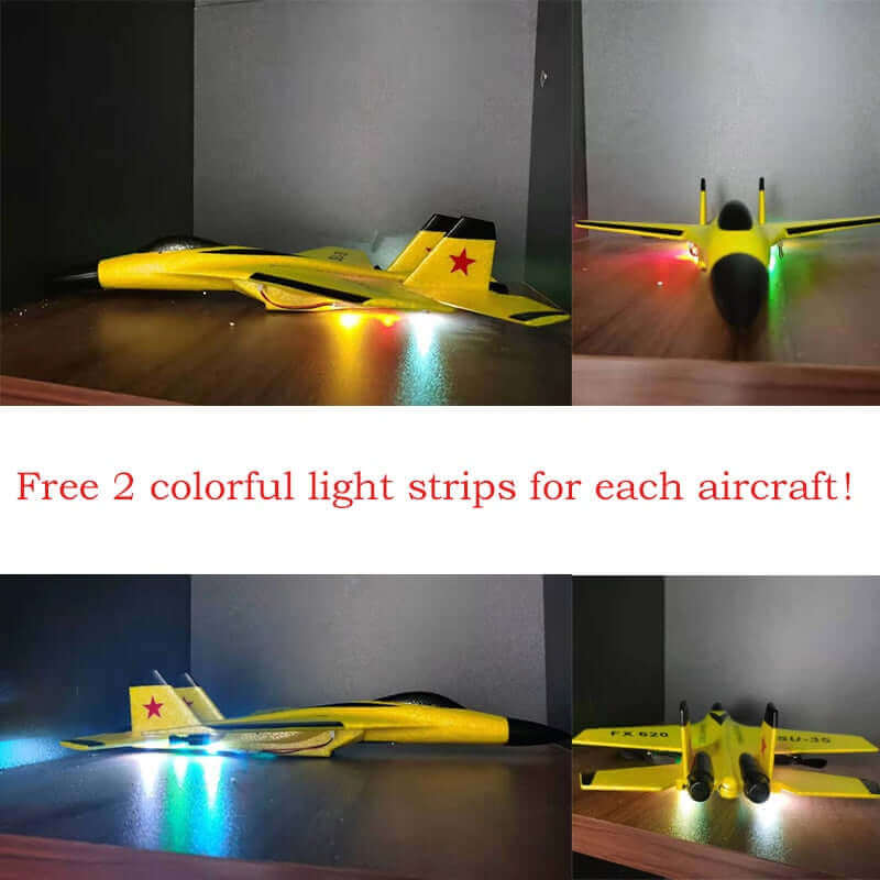 New SU-35 RC Remote Control Airplane 2.4G Remote Control Fighter Hobby Plane Glider Airplane EPP Foam Toys RC Plane Kids Gift - Velora Luxury Fashion