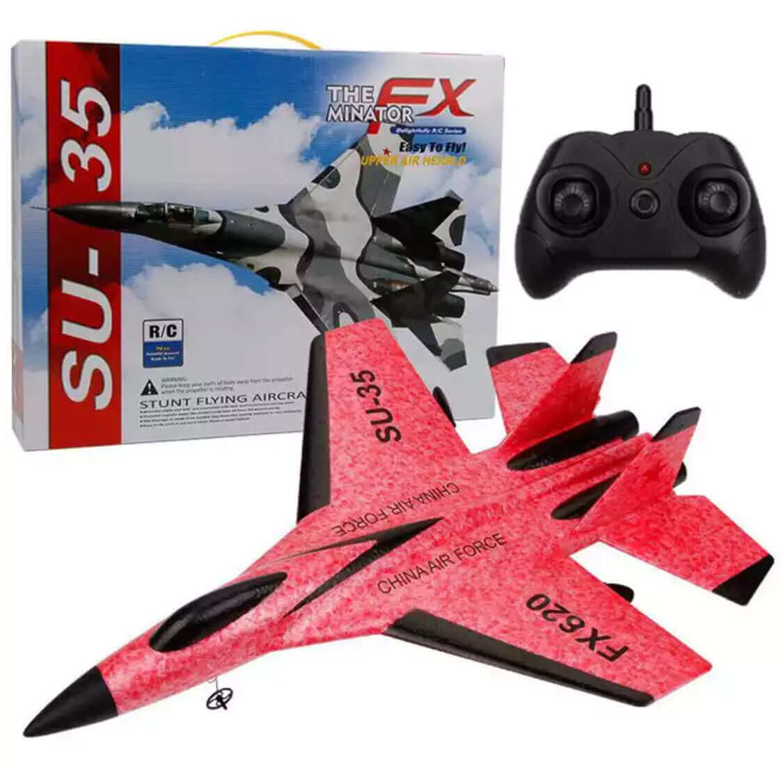 New SU-35 RC Remote Control Airplane 2.4G Remote Control Fighter Hobby Plane Glider Airplane EPP Foam Toys RC Plane Kids Gift - Velora Luxury Fashion