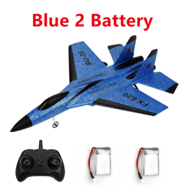 New SU-35 RC Remote Control Airplane 2.4G Remote Control Fighter Hobby Plane Glider Airplane EPP Foam Toys RC Plane Kids Gift - Velora Luxury Fashion