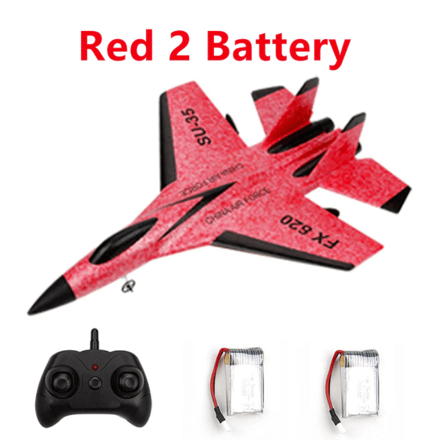 New SU-35 RC Remote Control Airplane 2.4G Remote Control Fighter Hobby Plane Glider Airplane EPP Foam Toys RC Plane Kids Gift - Velora Luxury Fashion