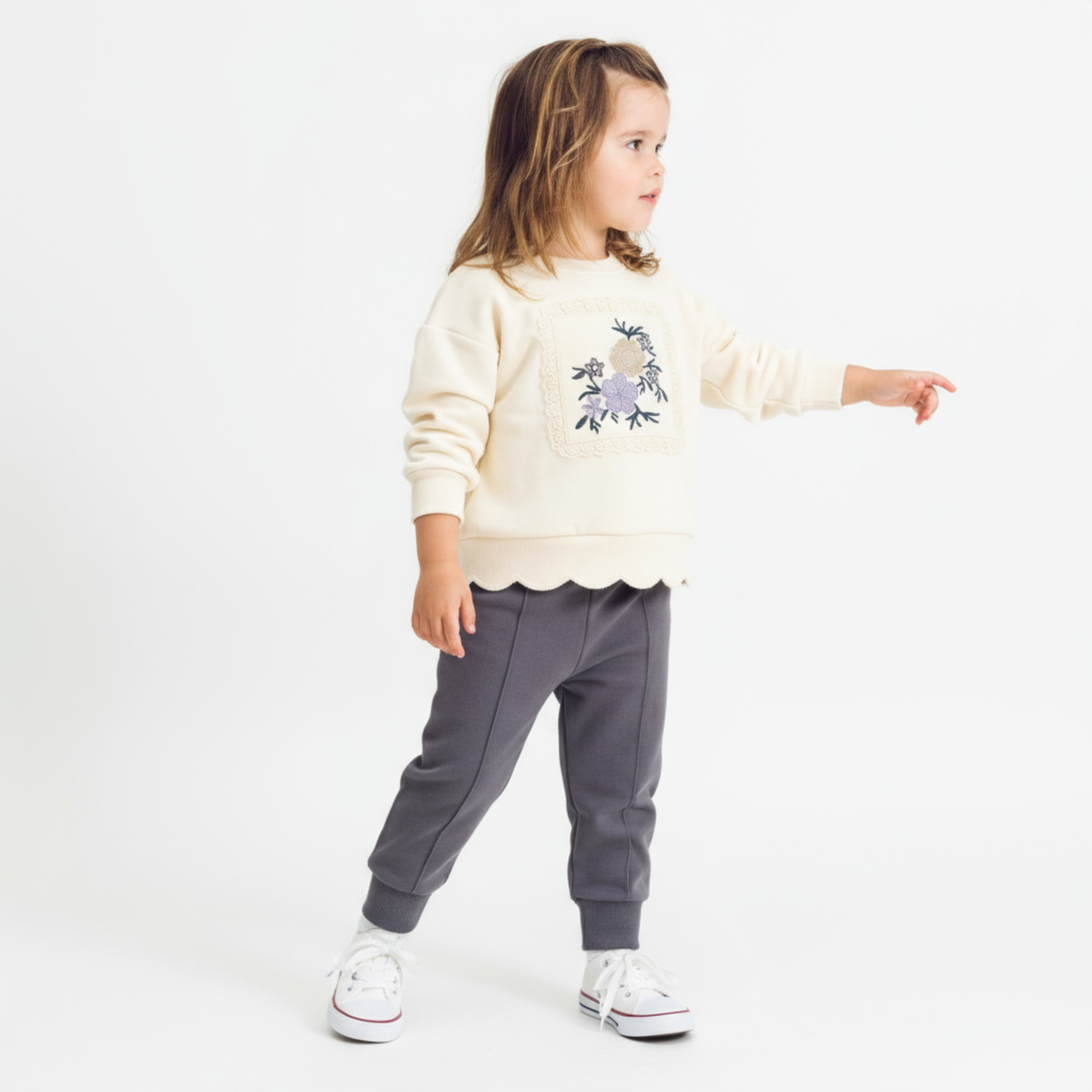 Nice Rosa Girls Jogger Set - Velora Luxury Fashion