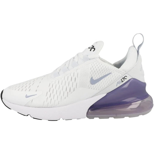 Nike Air Max 270 Womens Shoes (AH6789-121 White/Football Grey/White/Blue Whisper) Size 11.5 - Velora Luxury Fashion