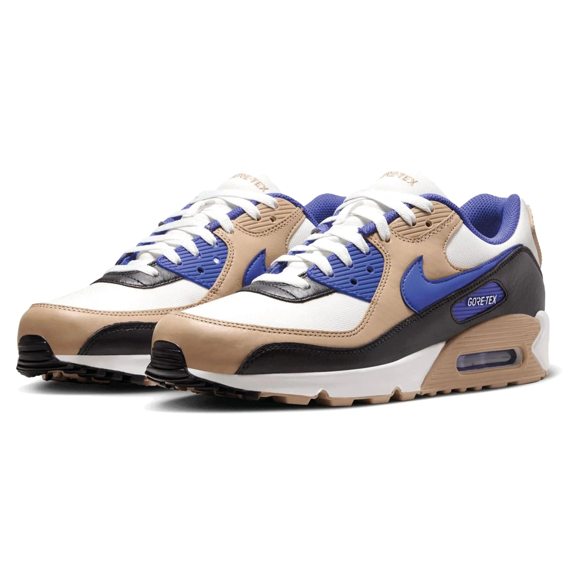 Nike Air Max 90 GTX Mens Shoes Size 8.5 Color: White/Brown-White - Velora Luxury Fashion