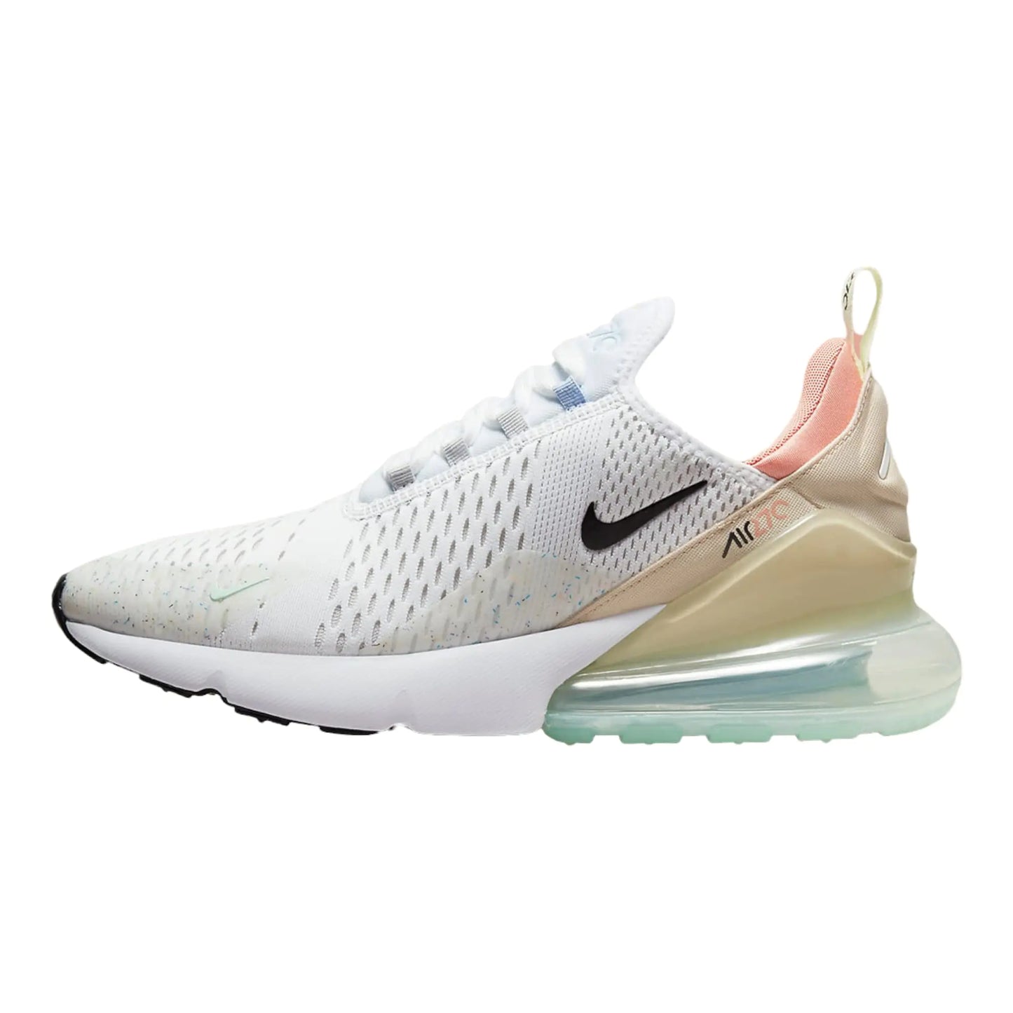 Nike Mens Air Max 270 ISPA shoe White/Sanddrift/Pure Platinum/ 9.5 - Velora Luxury Fashion