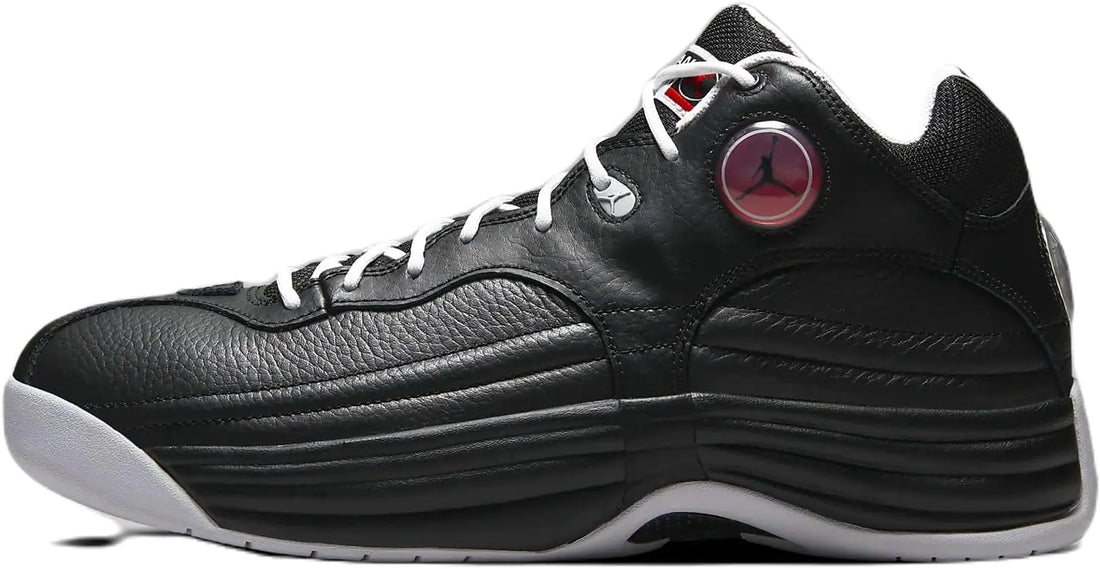 Nike Mens Jordan Jumpman Team I Basketball Shoes Black/White/Varsity Red 12 M US - Velora Luxury Fashion