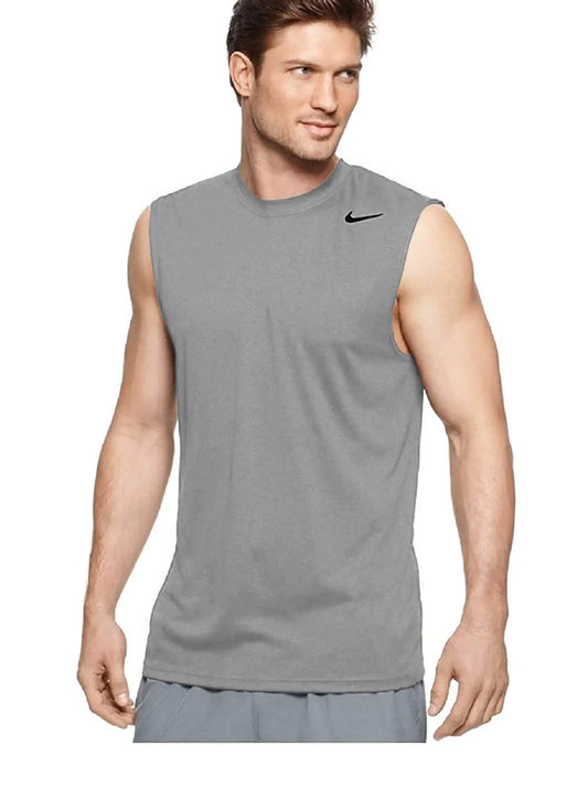 Nike Mens Legend Dri Fit Sleeveless T Shirt (4X-Large Grey) - Velora Luxury Fashion
