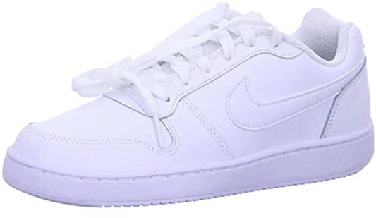 Nike Womens Ebernon Low Sneaker White/White 12 Regular US - Velora Luxury Fashion