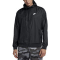 Nike mens Sportswear Windrunner Hooded Coat Black Large - Velora Luxury Fashion