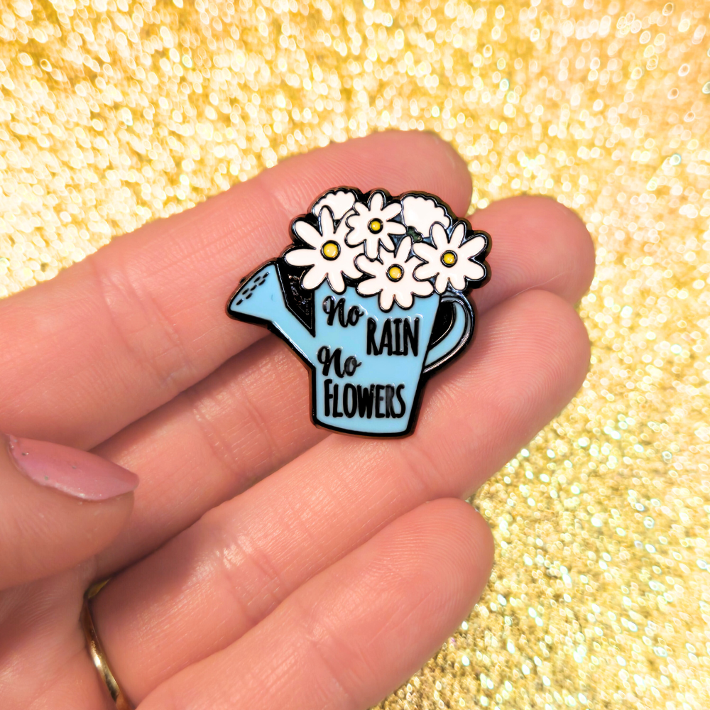 No Rain No Flowers | Collectible Pin - Velora