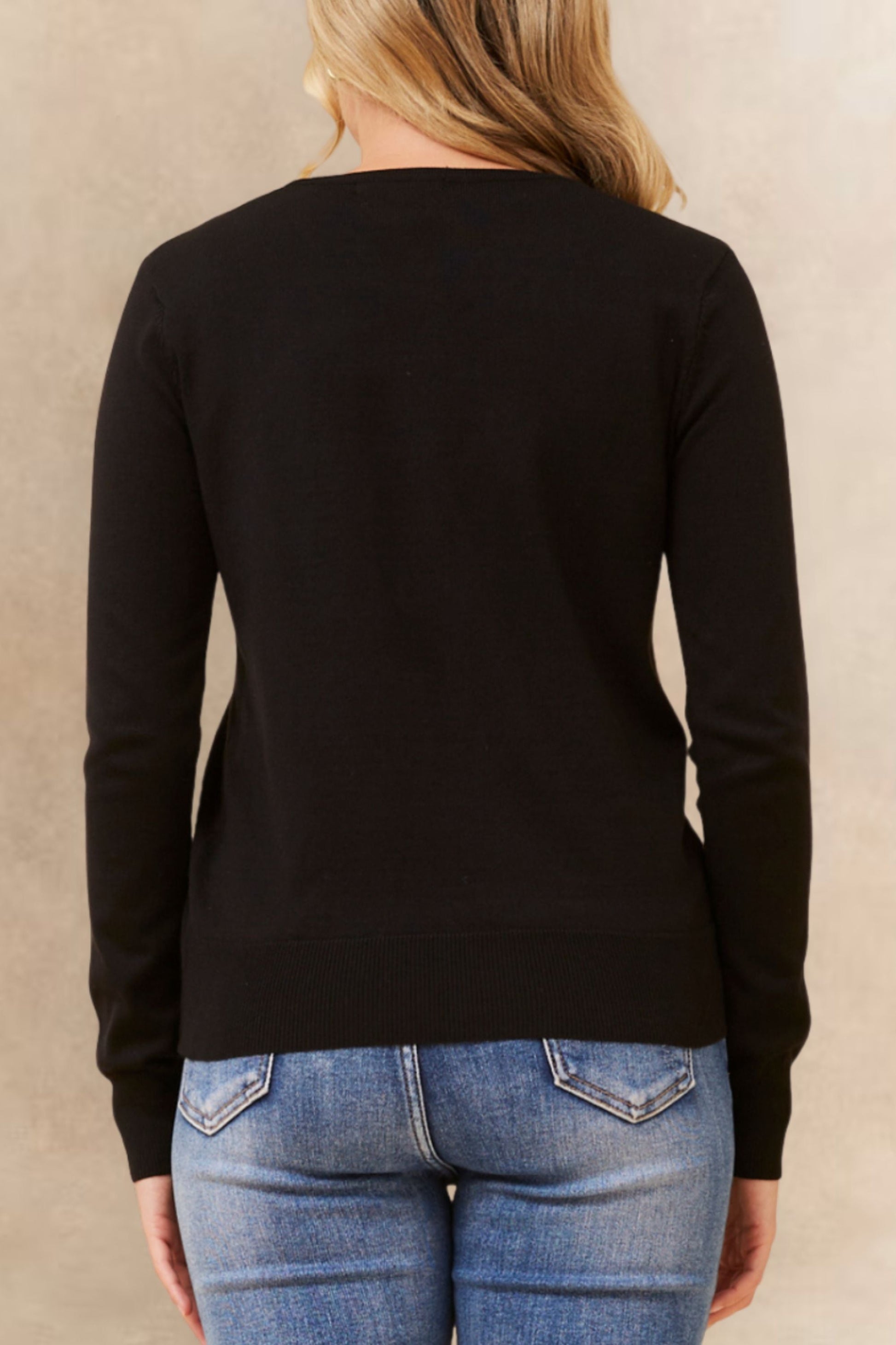 Noelle Lightweight Button-Front Cardigan - Velora Luxury Fashion