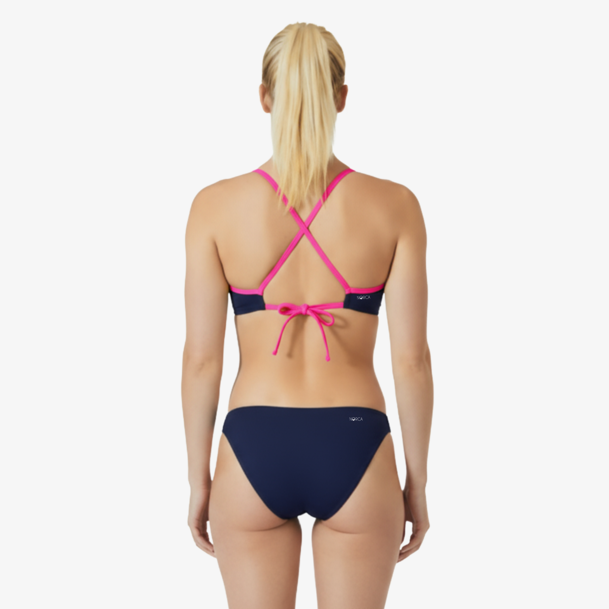 Cobalt Tie-Back Bikini Top Norca Athletic Swimwear | Norca Natation Inc.