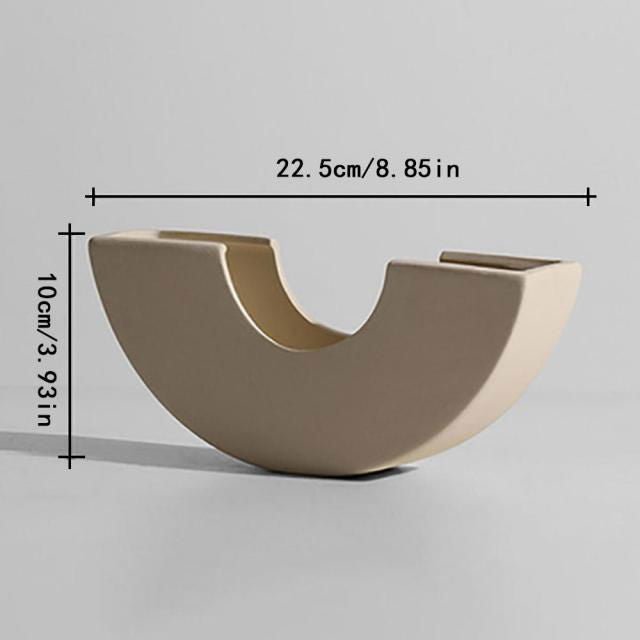 Nordic Ceramic Decorative Vase - Velora Luxury Fashion