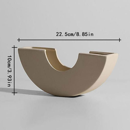 Nordic Ceramic Decorative Vase - Velora Luxury Fashion
