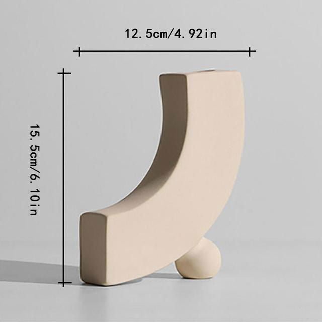 Nordic Ceramic Decorative Vase - Velora Luxury Fashion