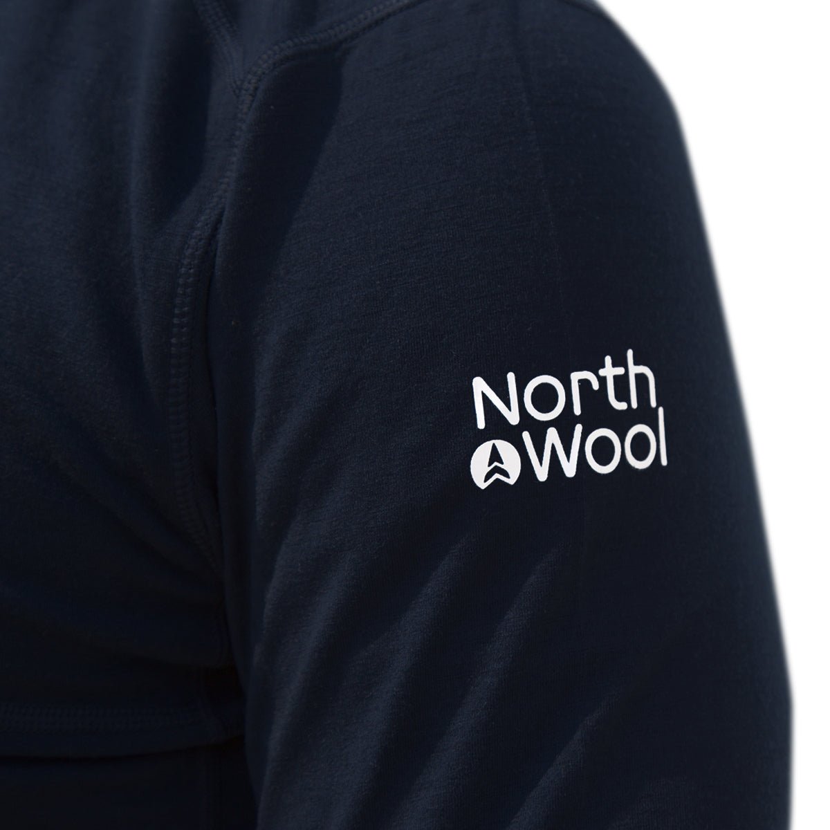 NorthWool Men's Merino Wool 1/4 Zip Midlayer Hoodie with Pouch and Pocket 260 GSM - Velora Luxury Fashion