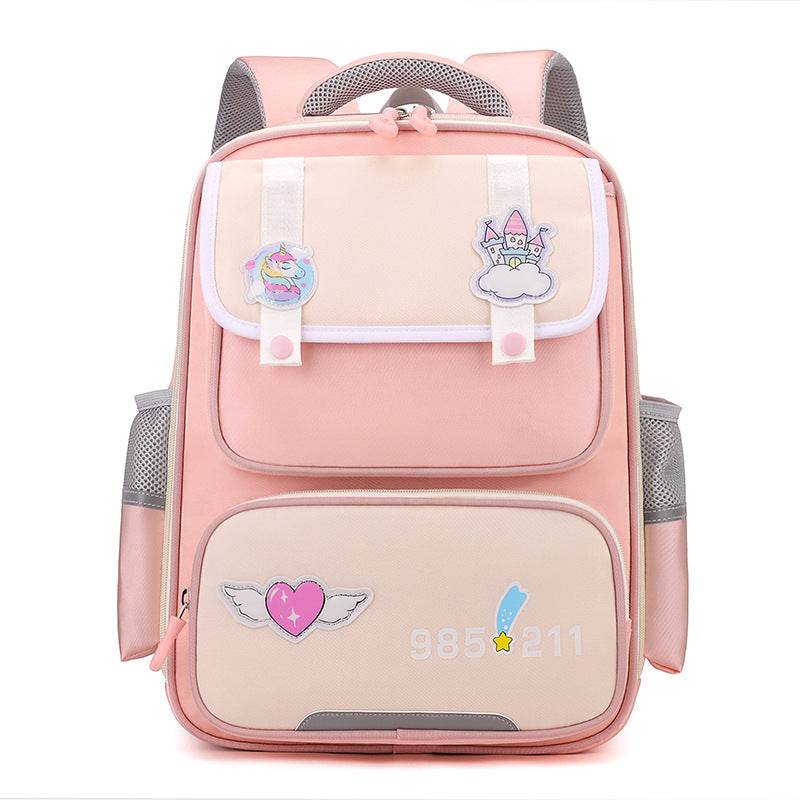 Children's Schoolbag British Style Lightweight And Wear-resistant - Velora
