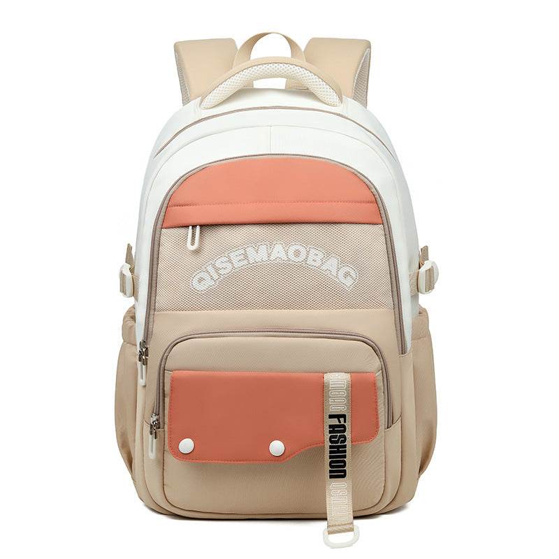 Fashion Color Contrast Leisure Travel Backpack - Velora