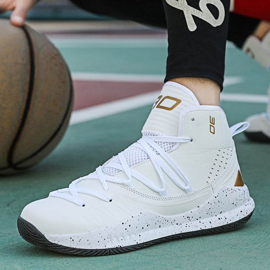 Plus Size Men's High-top Basketball Shoes Training Sneakers - Velora
