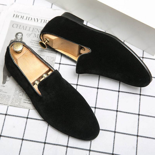 British Leather Shoes Matte Leather Gommino Men - Velora