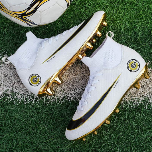 Training Special High-top Gold-plated Bottom Soccer Shoes - Velora