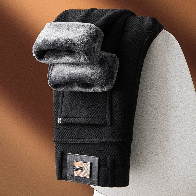 Casual Pants – Comfortable Mid Waist Straight-Leg Trousers for Men - Velora