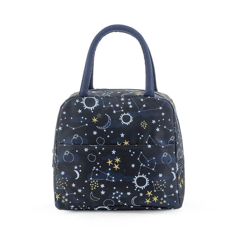 Portable Floral Aluminum Foil Thermal Insulated Lunch Bag - Velora