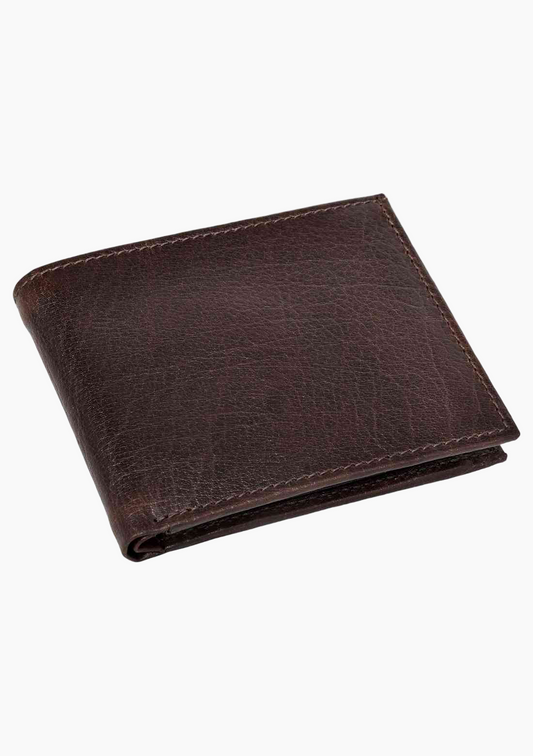 OHM Bill Fold Leather Wallet in Oxblood - Velora