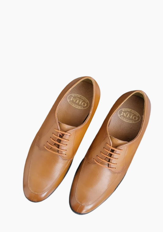 OHM Centre Split Toe Dress Leather Shoes - Velora