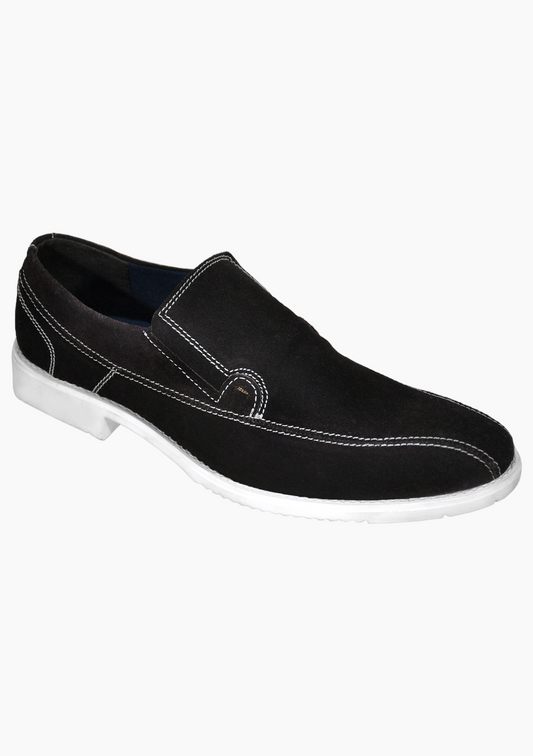 OHM Italian Leather Office All Day Slip-on Comfort Shoes - Velora