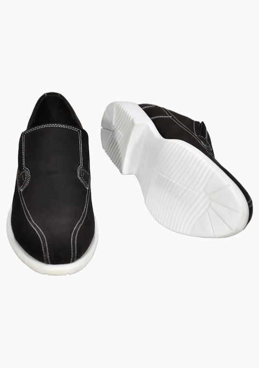 OHM Italian Leather Office All Day Slip-on Comfort Shoes - Velora