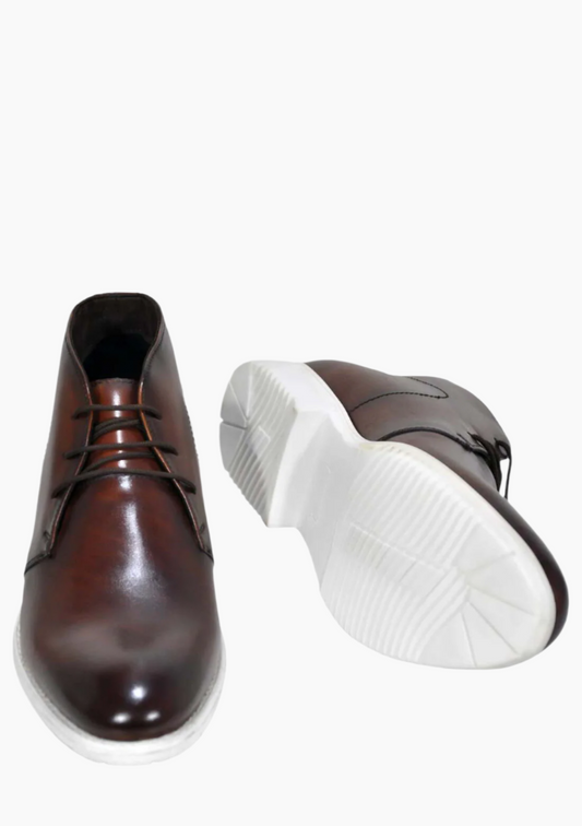 OHM Lifestyle Handmade Ankle Leather Boots - Velora