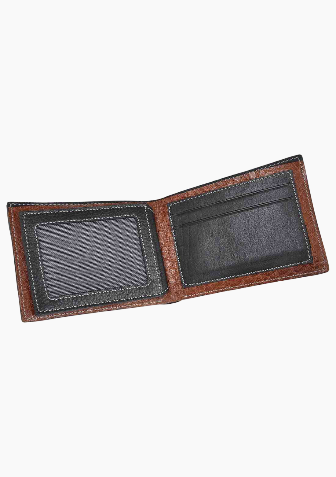OHM Leather Wallet in Tiger Print Multi Color - Velora