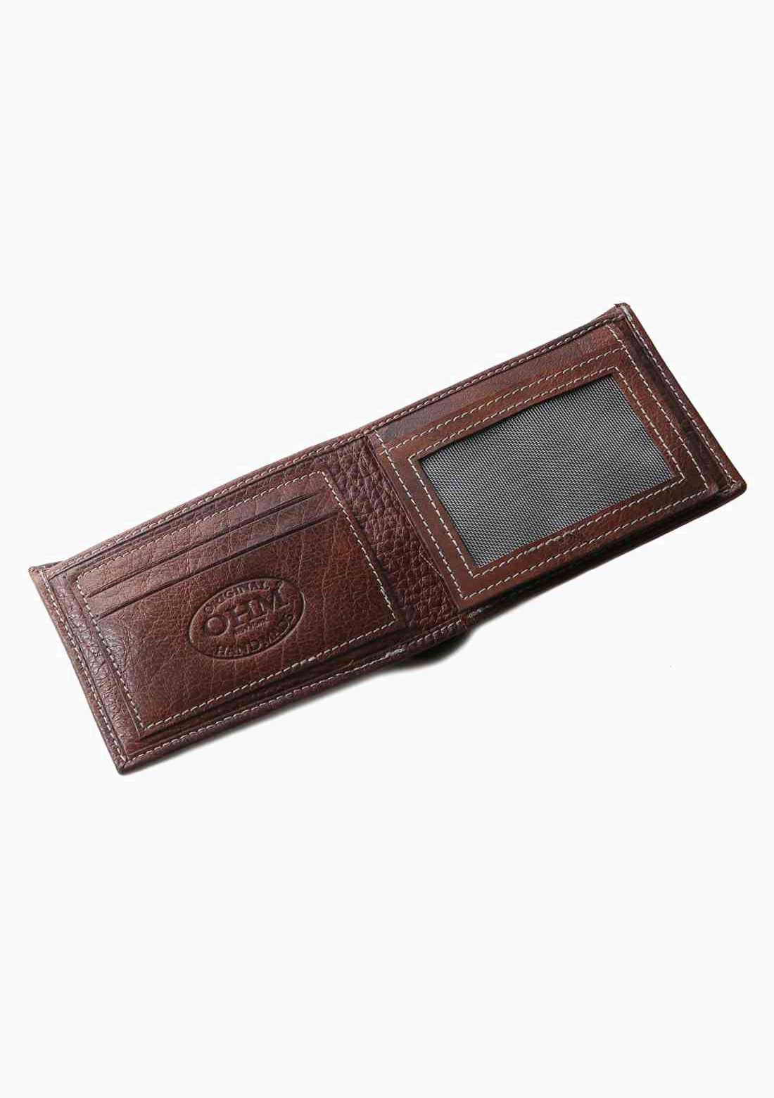 OHM Vintage Wallet in Brown Leather - Velora