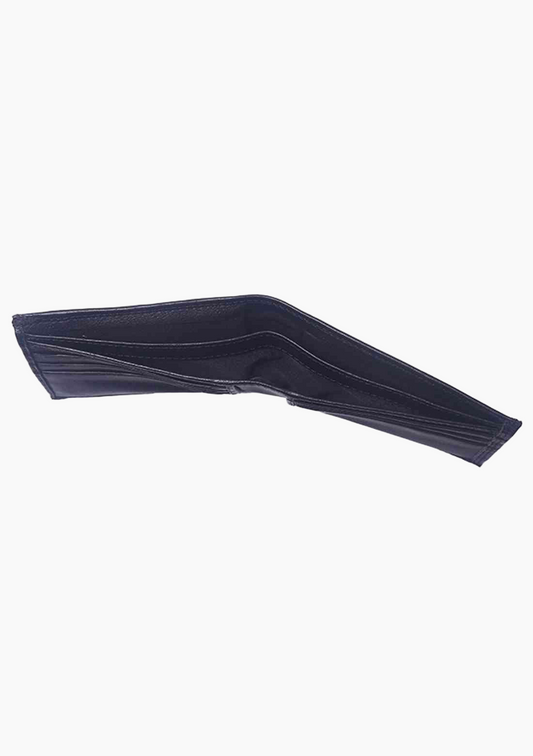 OHM Horizontal Lining Textured Leather Wallet - Velora