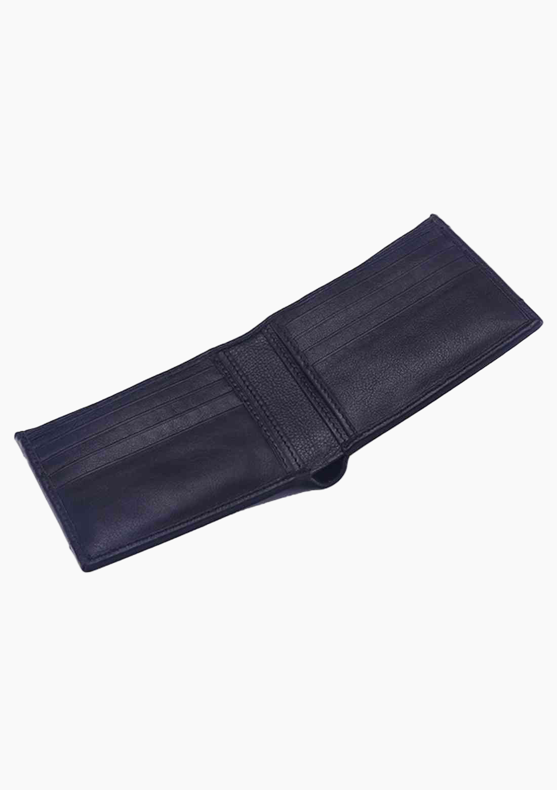 OHM Horizontal Lining Textured Leather Wallet - Velora
