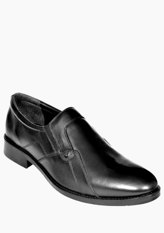 OHM Side Stitched Designer Leather Slip-on Shoes - Velora