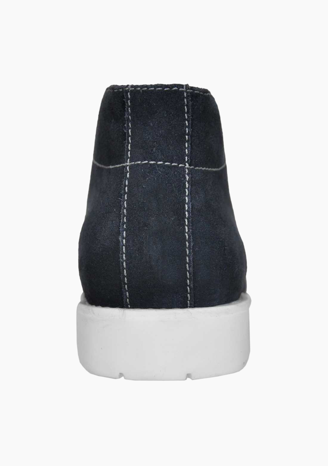 OHM Executive Style Ankle Leather Boots with Plain Toe - Velora