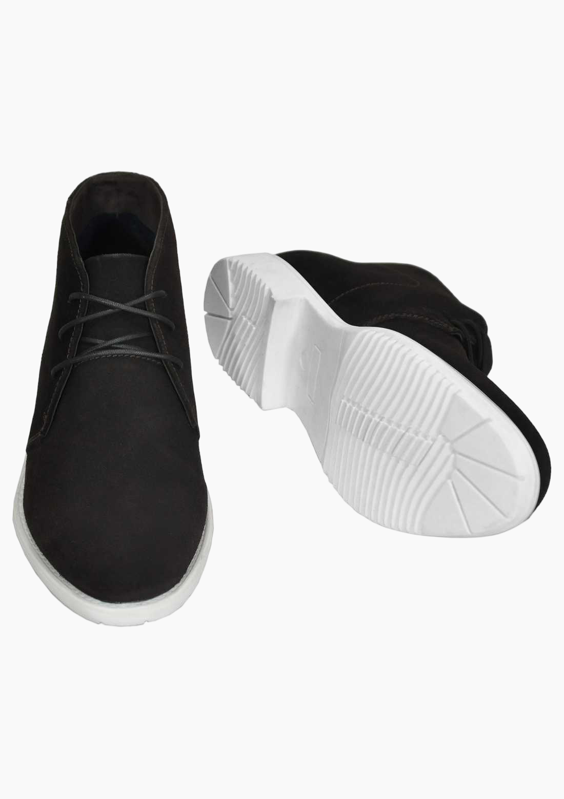 OHM Lifestyle Business Ankle Leather Boots Brown with Laces OHM New York