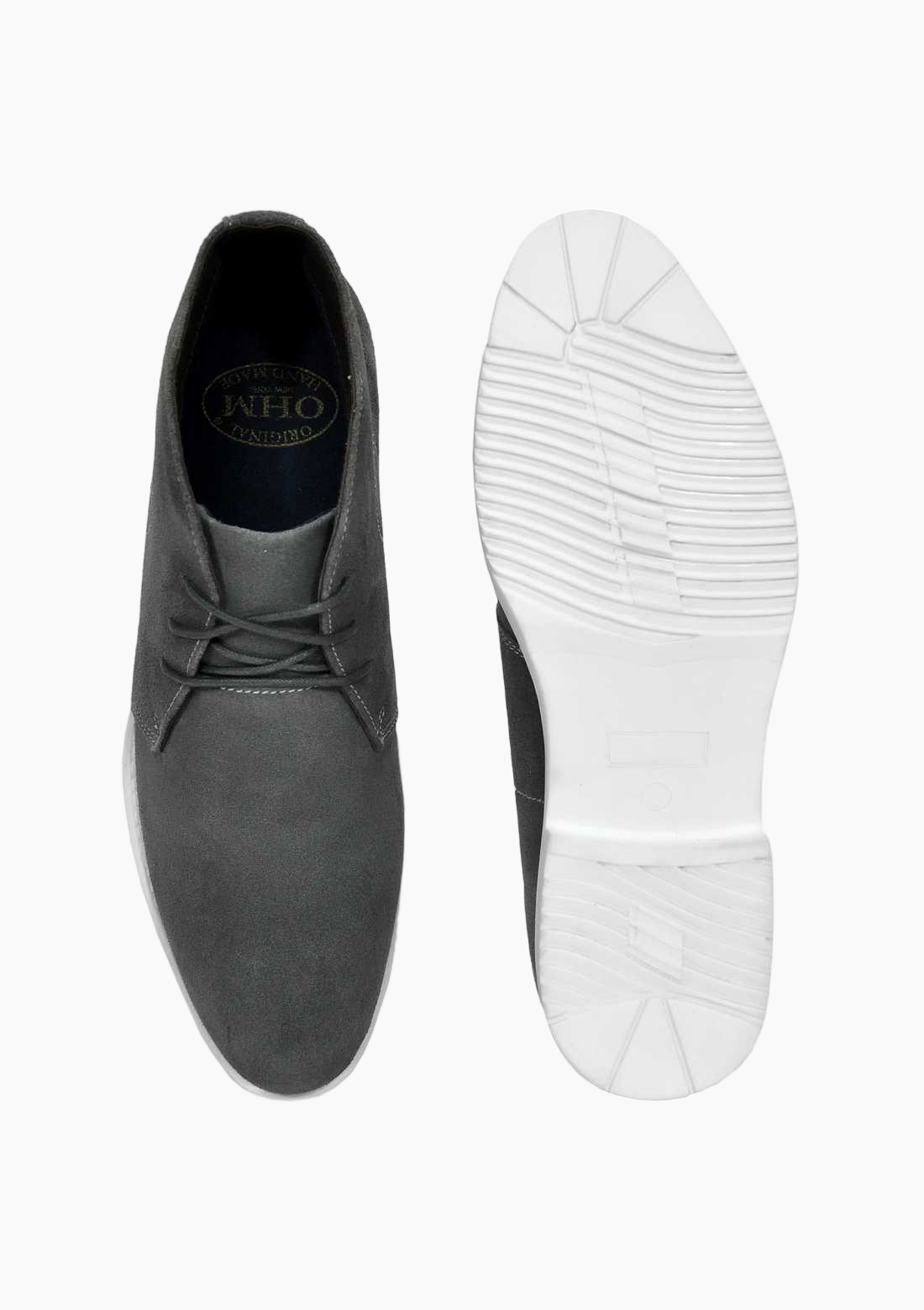 OHM Lifestyle Italian Leather Ankle Boots with Padded Insole - Velora