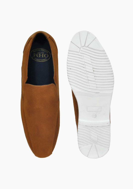 OHM Lifestyle Slip-On Italian Leather Shoes - Velora