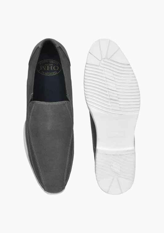 OHM Premium Classic Leather Iconic Slip-On Shoes - Velora