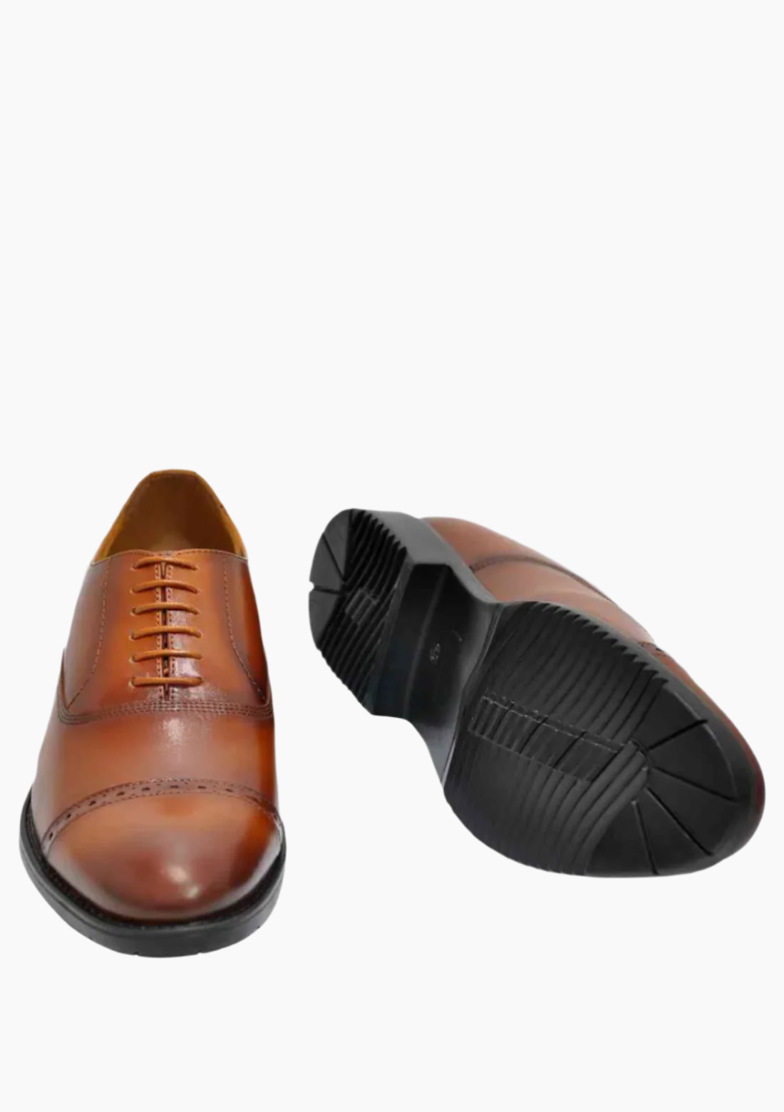 OHM Cap Toe Oxford Leather Shoes - Velora