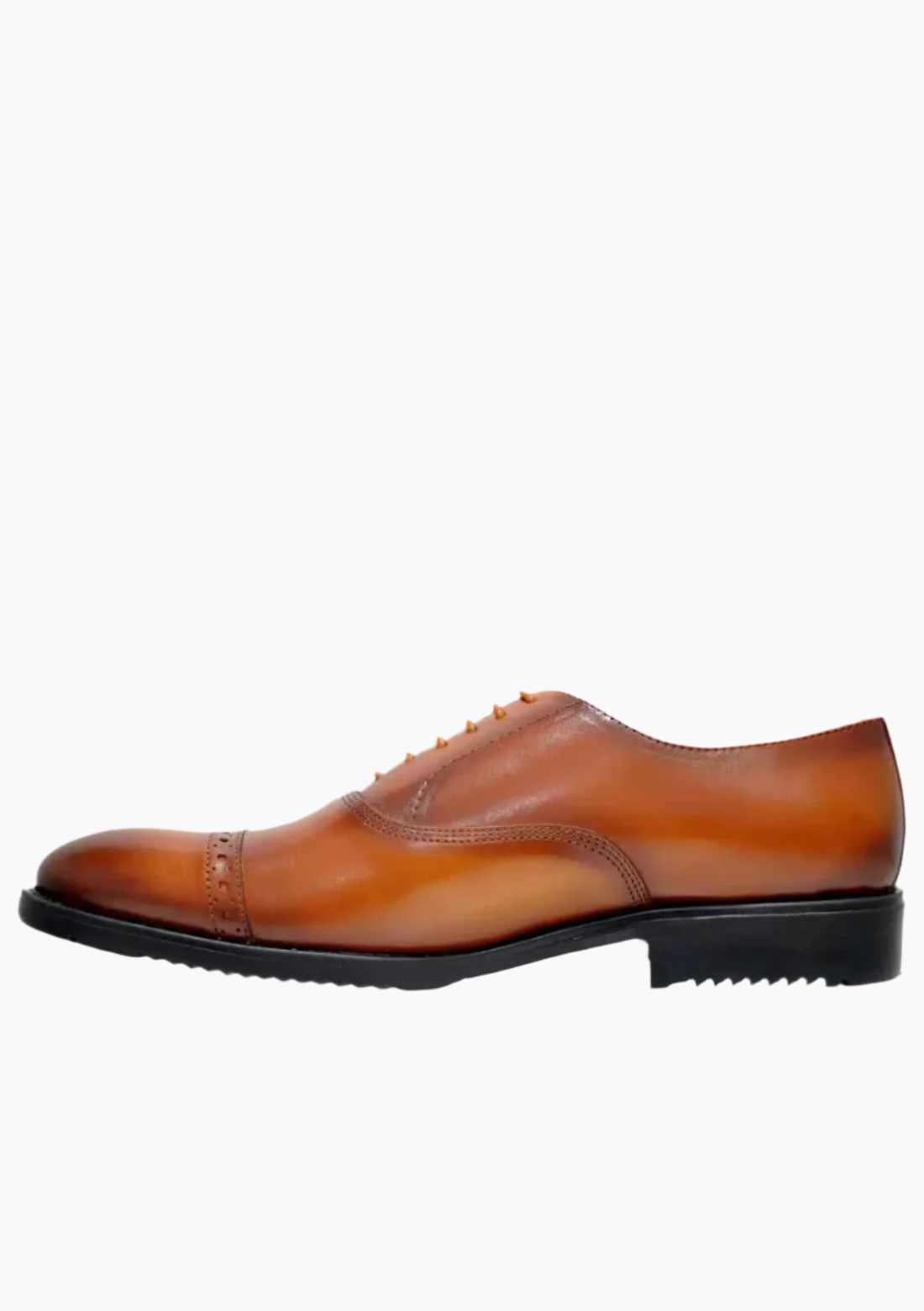 OHM Cap Toe Oxford Leather Shoes - Velora
