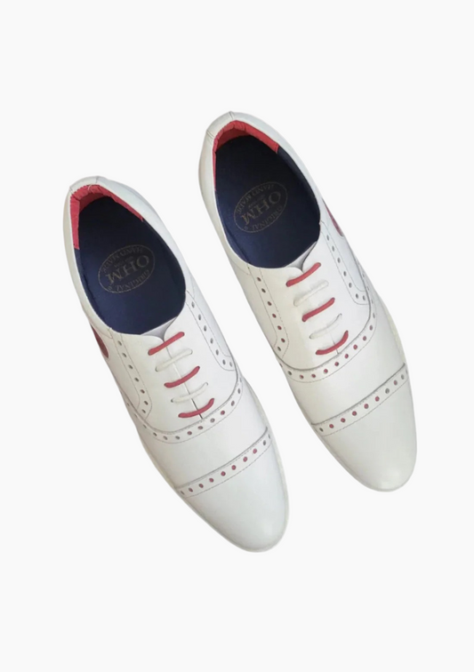 OHM Cap Toe Oxford Sporty Designer Leather Shoes - Velora