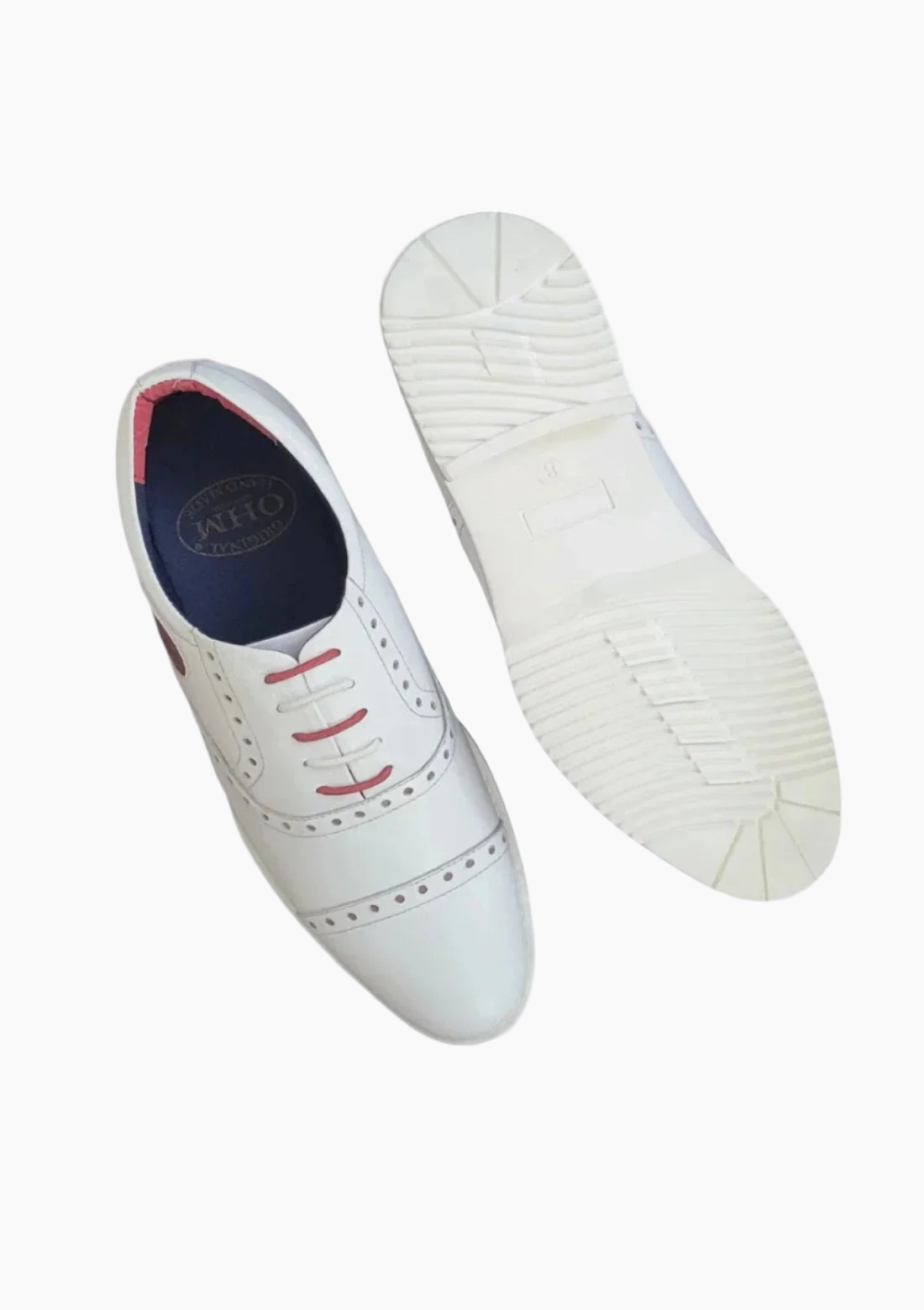 OHM Cap Toe Oxford Sporty Designer Leather Shoes - Velora