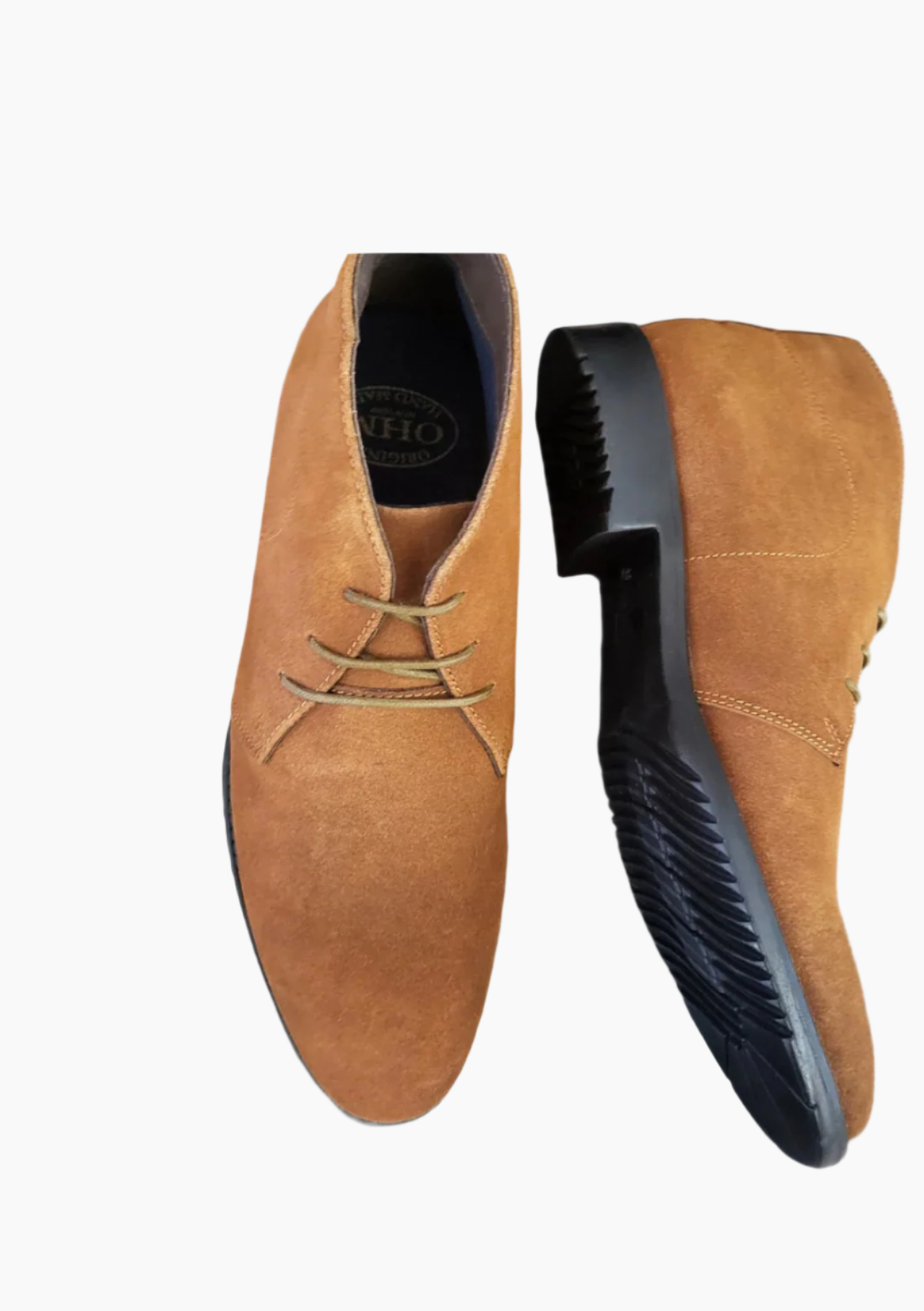 OHM Everyday Comfortable Leather Ankle Boots - Velora