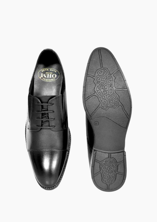 OHM Cap Toe Lace up Shoes with Slip-on Option - Velora