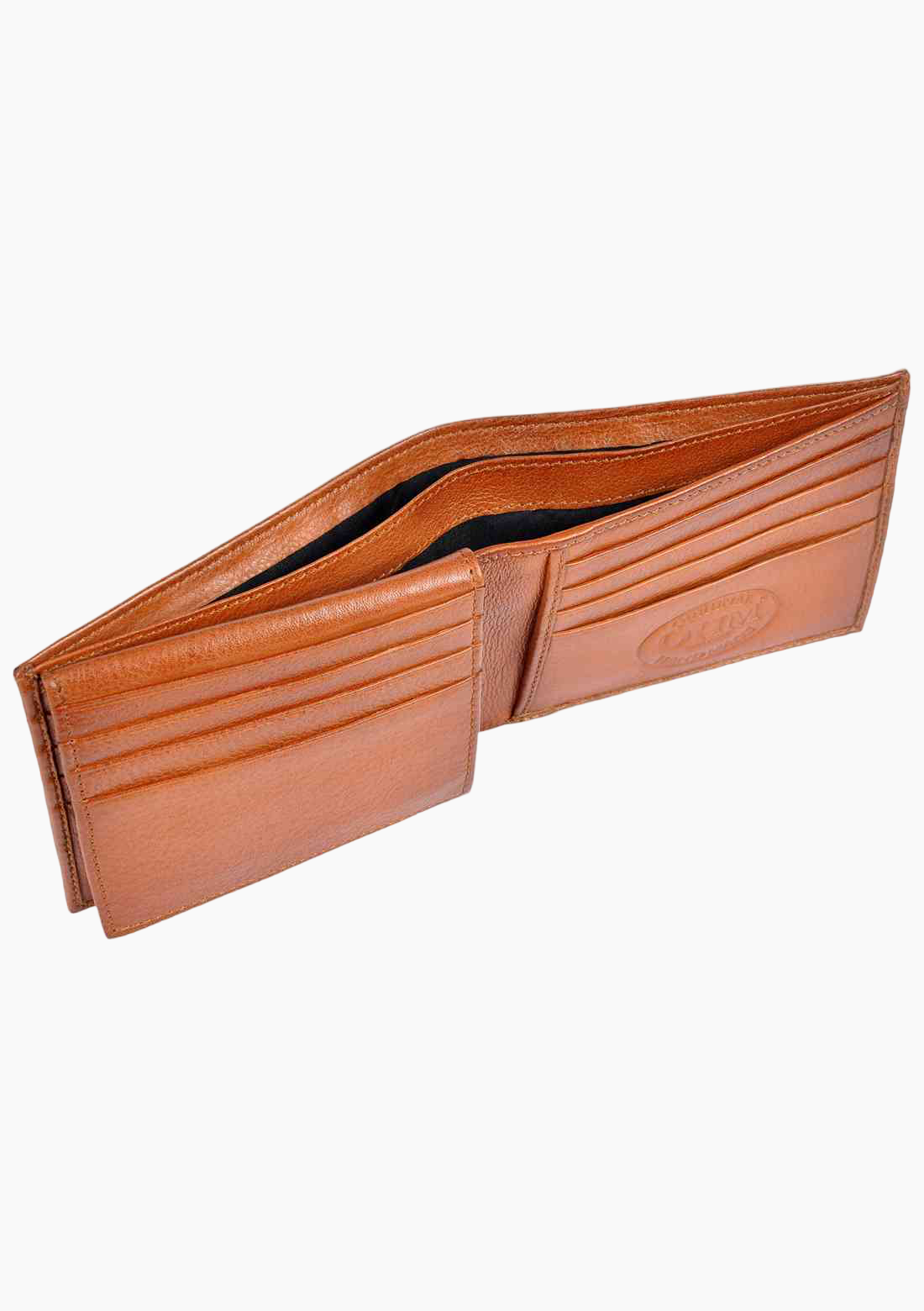 OHM New York Perimeter Stitched Leather Wallet - Velora