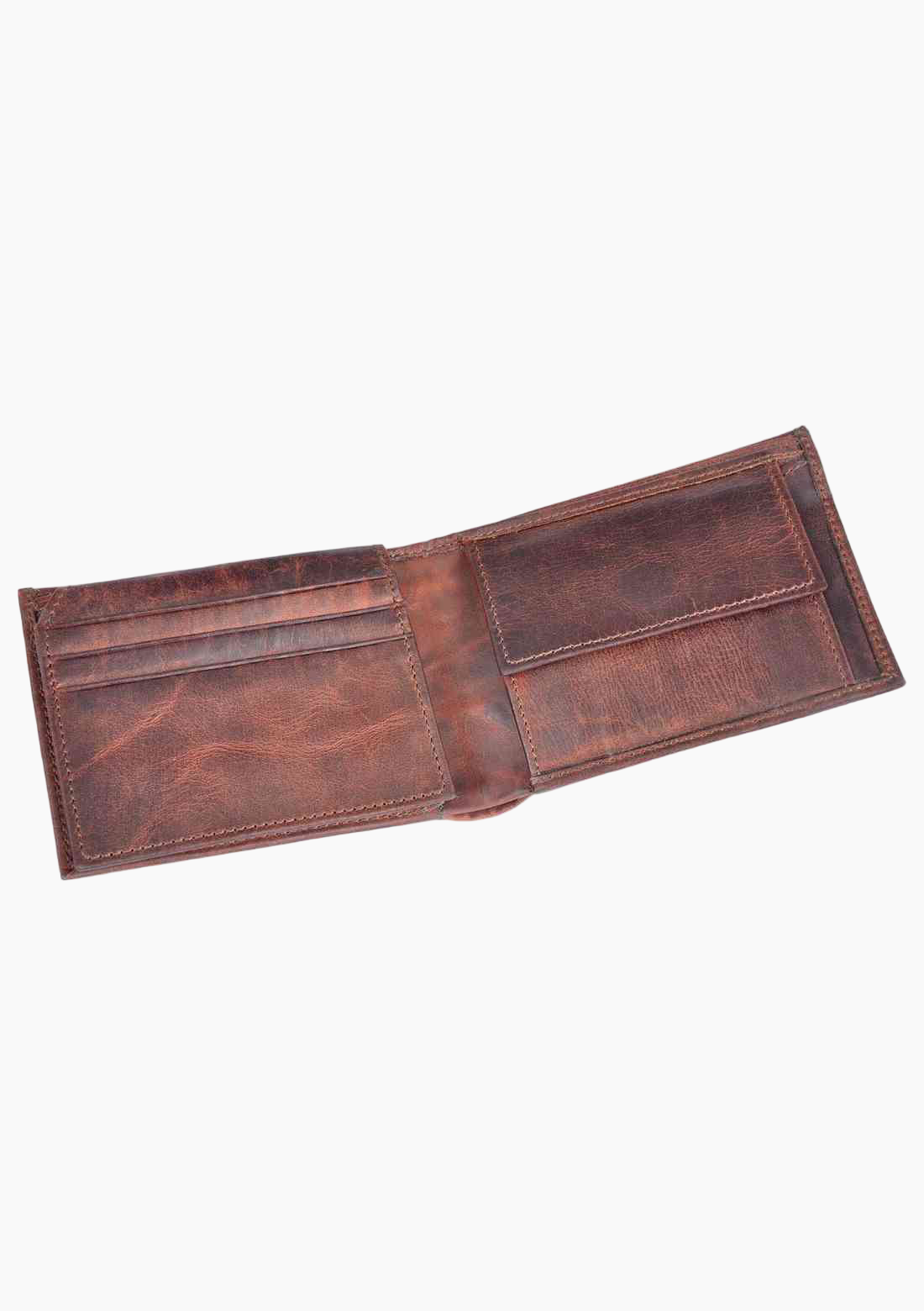 OHM Natural Grain Front ID Leather Wallet - Velora